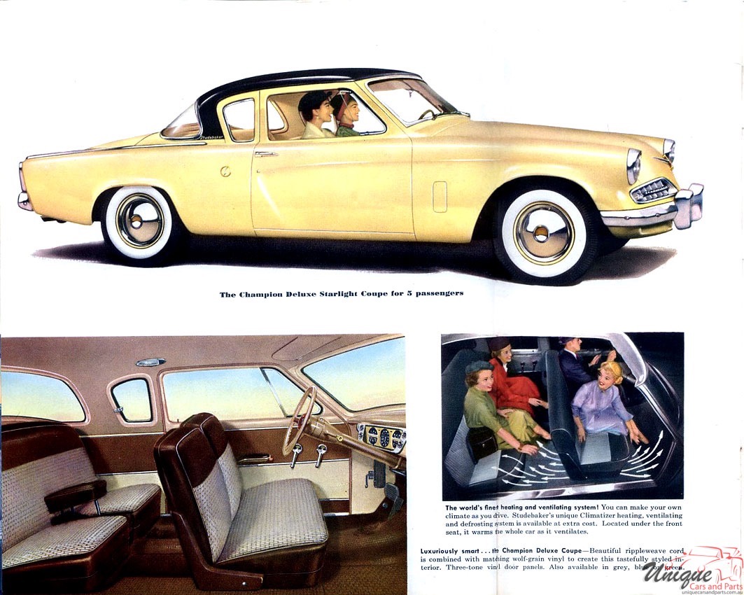 1954 Studebaker Commander V8 Brochure Page 1